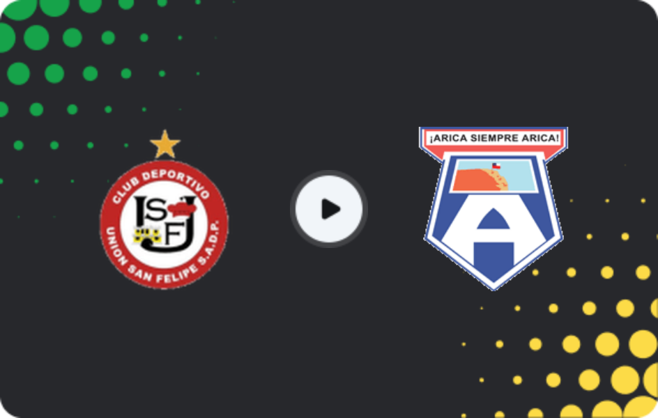 Where to watch Union San Felipe — San Marcos de Arica, Primera B, 22.03.2026