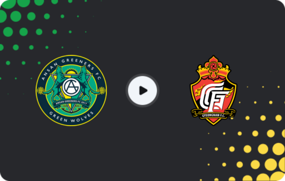 Where to watch Ansan Greeners — Gyeongnam FC, K-League 2, 28.03.2026