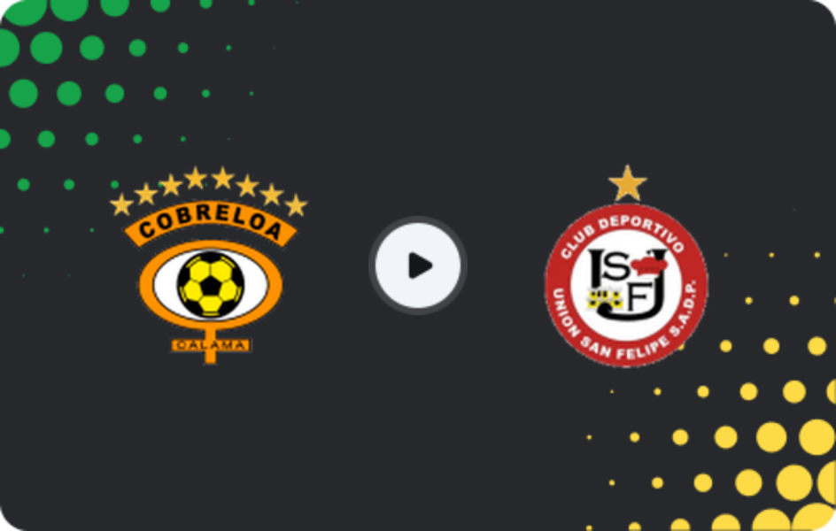 Where to watch Cobreloa — Union San Felipe, Primera B, 29.03.2026