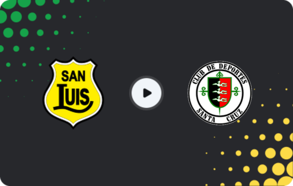 Where to watch San Luis — Deportes Santa Cruz, Primera B, 29.03.2026