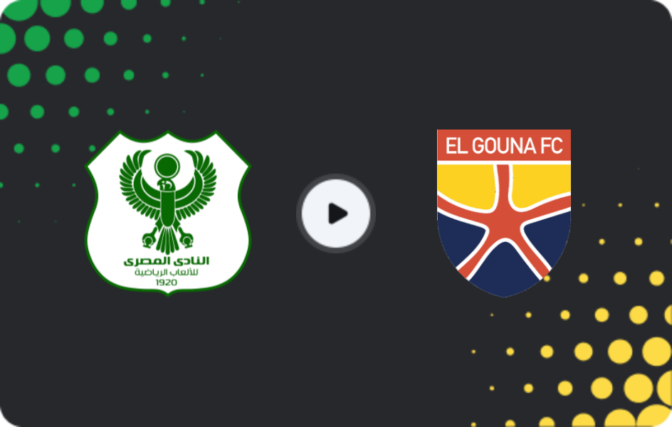 Where to watch Al Masry — El Gouna FC, League Cup, 30.03.2026