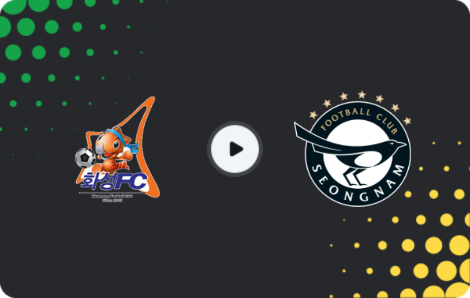 Where to watch Hwaseong — Seongnam FC, K-League 2, 04.04.2026