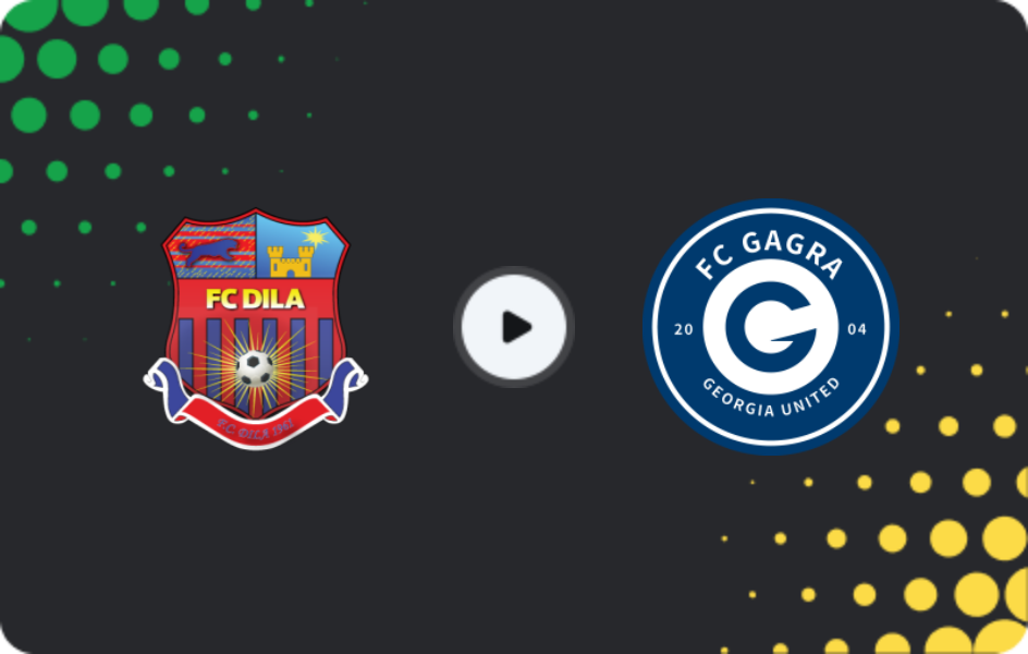 Where to watch Dila — Gagra, Erovnuli Liga, 04.04.2026