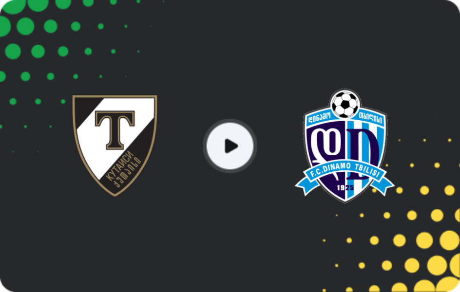 Where to watch Torpedo Kutaisi — Dinamo Tbilisi, Erovnuli Liga, 04.04.2026