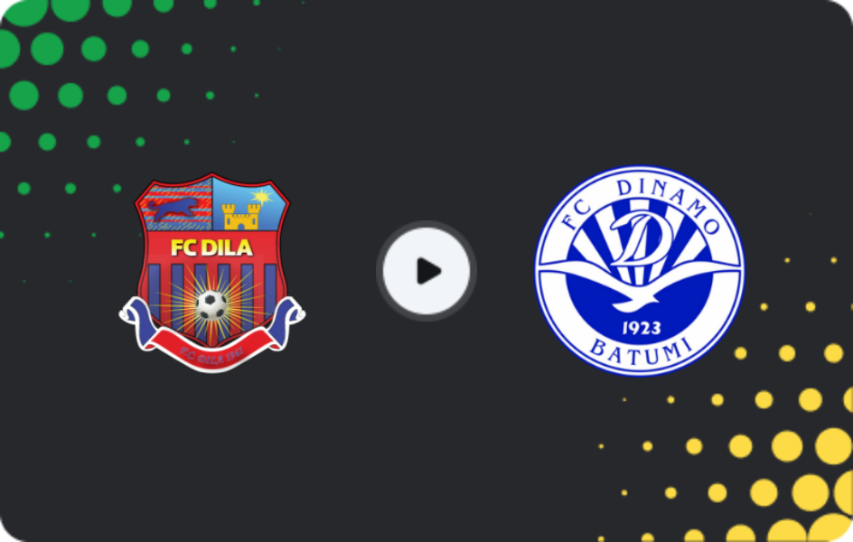 Where to watch Dila — Dinamo Batumi, Erovnuli Liga, 18.04.2026