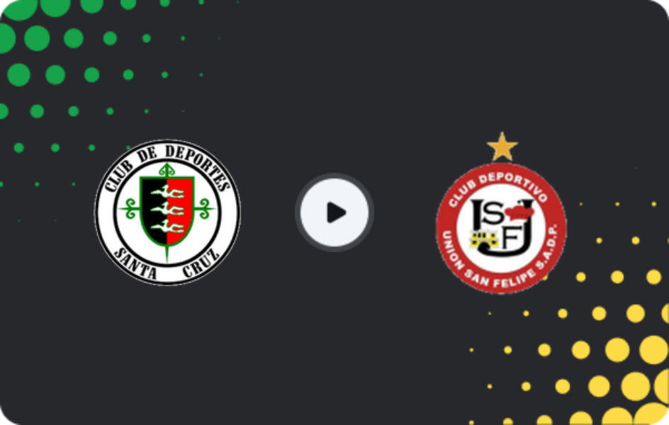 Where to watch Deportes Santa Cruz — Union San Felipe, Primera B, 19.04.2026