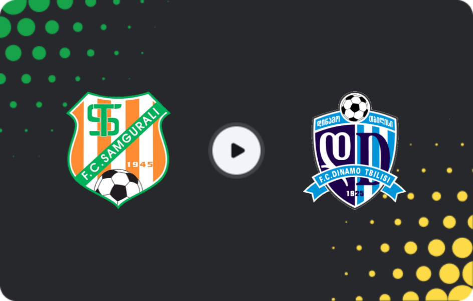 Where to watch Samgurali — Dinamo Tbilisi, Erovnuli Liga, 22.04.2026