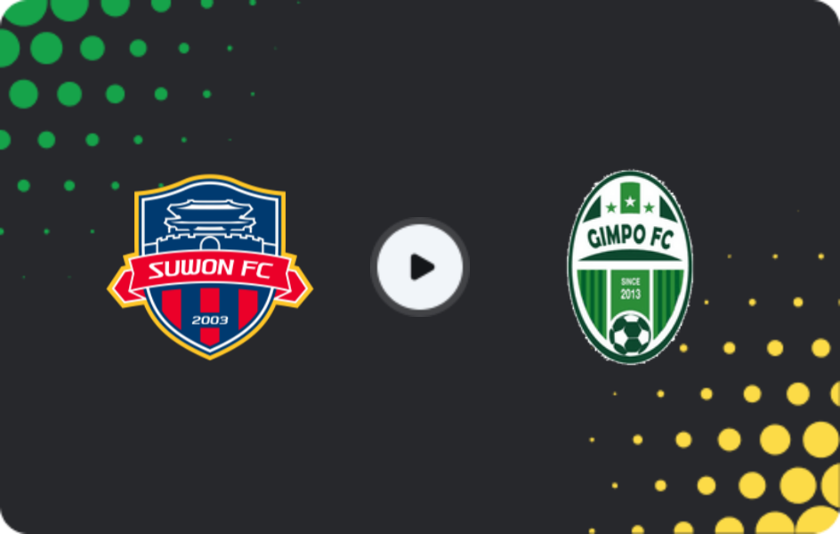 Where to watch Suwon City — Gimpo Citizen, K-League 2, 26.04.2026