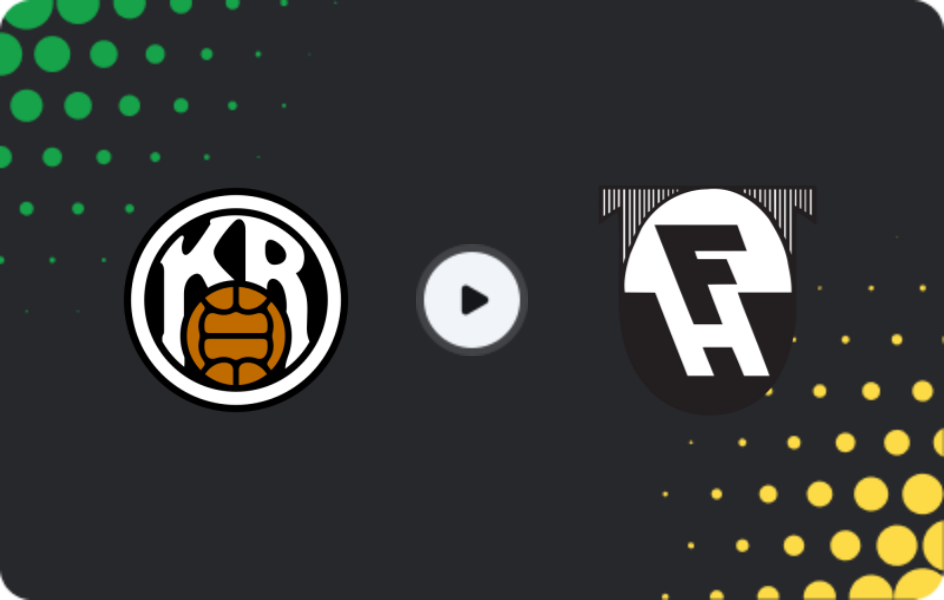 Where to watch KR Reykjavik — Hafnarfjordur, Úrvalsdeild, 26.04.2026