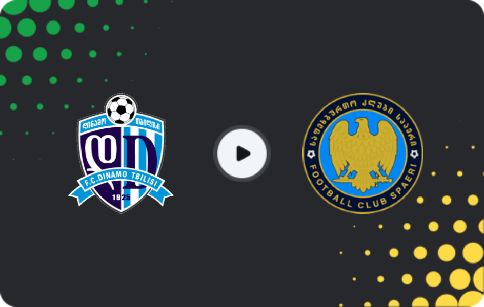 Where to watch Dinamo Tbilisi — Spaeri, Erovnuli Liga, 02.05.2026