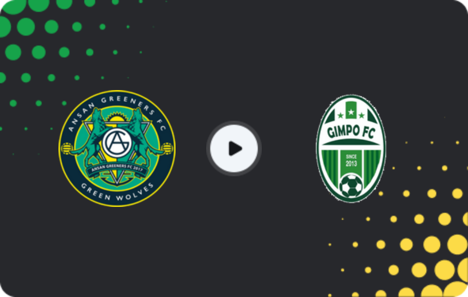 Where to watch Ansan Greeners — Gimpo Citizen, K-League 2, 16.05.2026