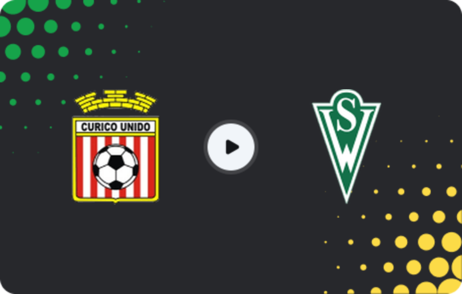 Where to watch Curico Unido — Santiago Wanderers, Primera B, 17.05.2026
