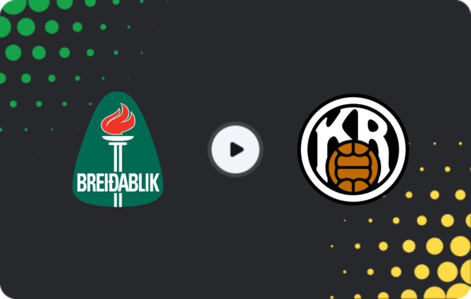 Where to watch Breidablik — KR Reykjavik, Úrvalsdeild, 22.05.2026