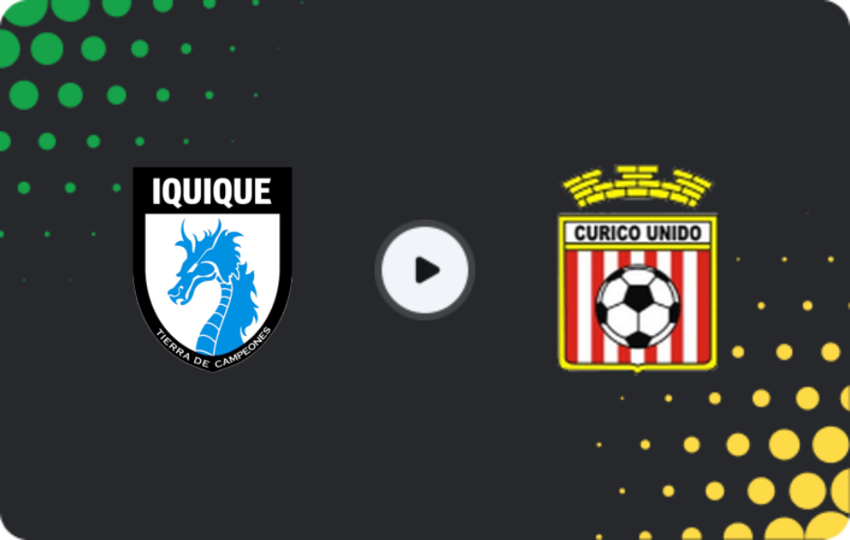 Where to watch Deportes Iquique — Curico Unido, Primera B, 24.05.2026