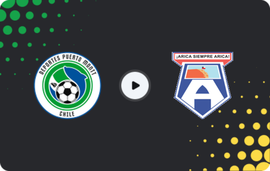 Where to watch D. Puerto Montt — San Marcos de Arica, Primera B, 24.05.2026