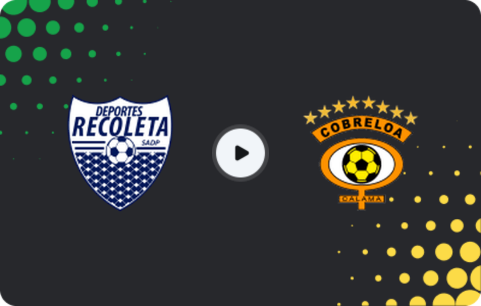 Where to watch Recoleta — Cobreloa, Primera B, 24.05.2026