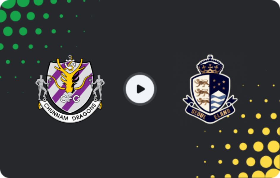 Where to watch Jeonnam Dragons — Seoul E-Land FC, K-League 2, 31.05.2026