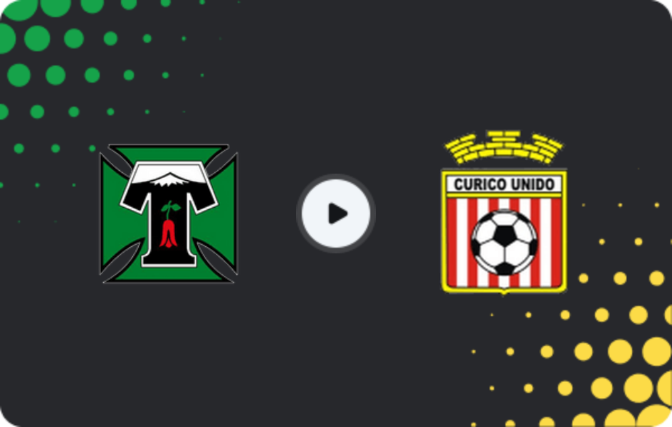 Where to watch Deportes Temuco — Curico Unido, Primera B, 07.06.2026
