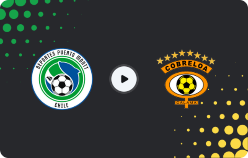 Where to watch D. Puerto Montt — Cobreloa, Primera B, 07.06.2026