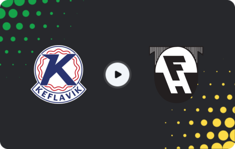 Where to watch Keflavik — Hafnarfjordur, Úrvalsdeild, 14.06.2026