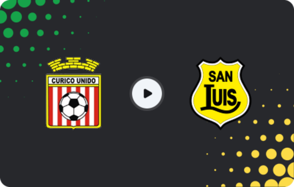 Where to watch Curico Unido — San Luis, Primera B, 26.07.2026