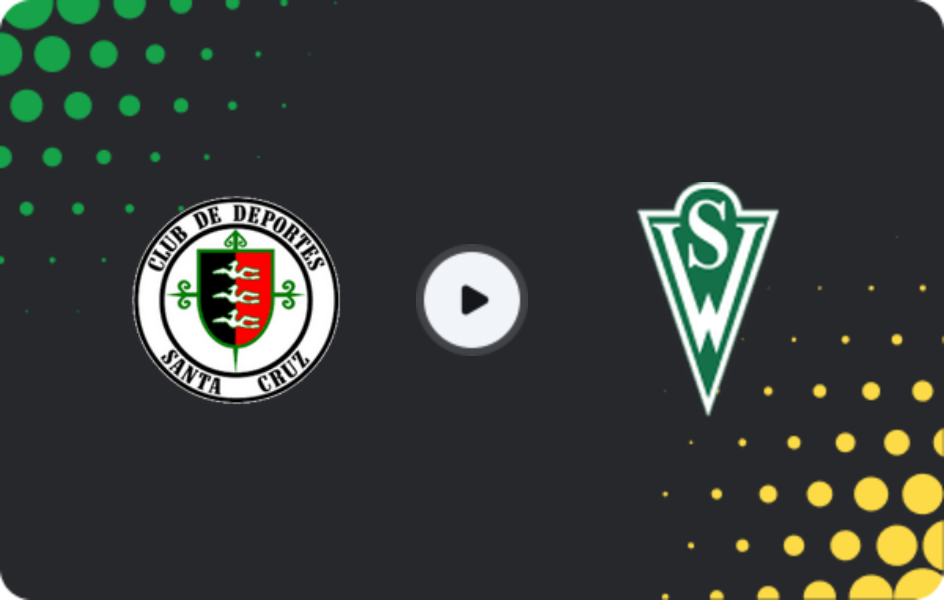 Where to watch Deportes Santa Cruz — Santiago Wanderers, Primera B, 02.08.2026