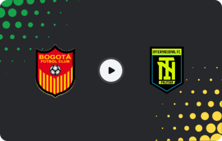 Where to watch Bogota FC — Internacional Palmira, Primera B, 30.01.2026