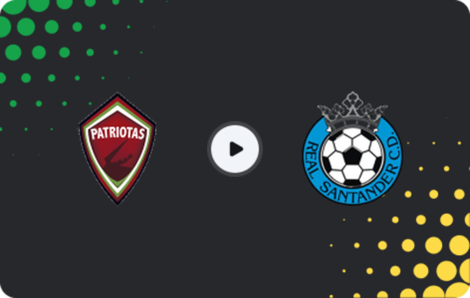 Where to watch Patriotas — Real Santander, Primera B, 30.01.2026