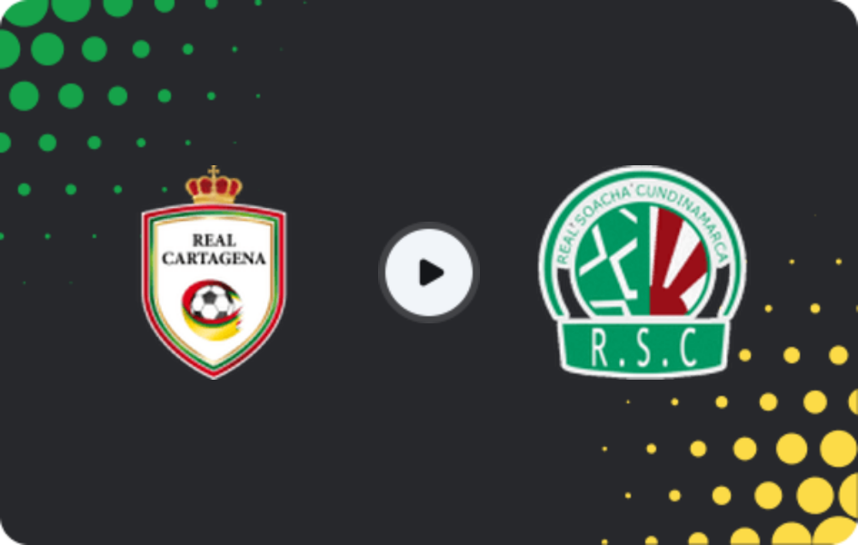 Where to watch Real Cartagena — Real Soacha, Primera B, 31.01.2026