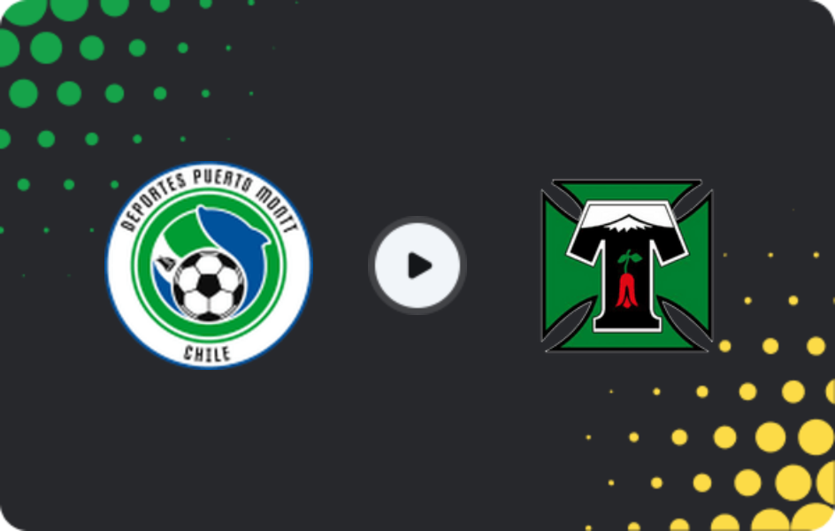 Where to watch D. Puerto Montt — Deportes Temuco, Copa, 31.01.2026