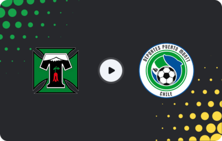 Where to watch Deportes Temuco — D. Puerto Montt, Copa, 07.02.2026