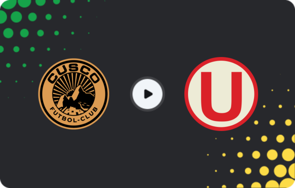 Where to watch Cusco — Universitario, Primera División, 08.02.2026
