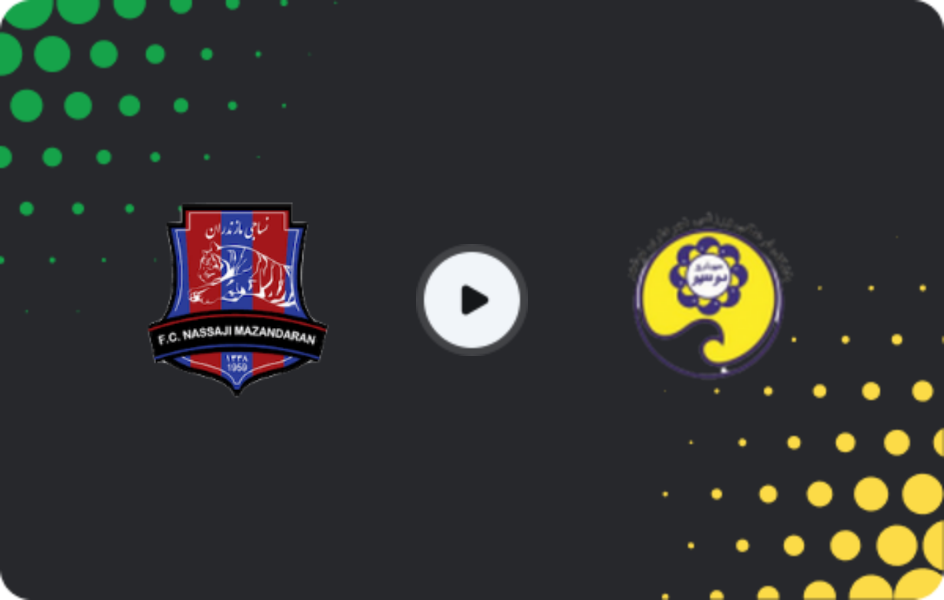 Where to watch Nassaji Mazandaran — Shahrdari Noshahr, Azadegan League, 09.02.2026