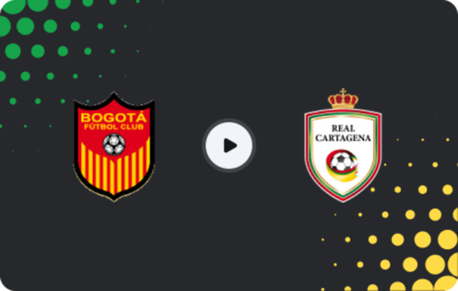 Where to watch Bogota FC — Real Cartagena, Primera B, 09.02.2026