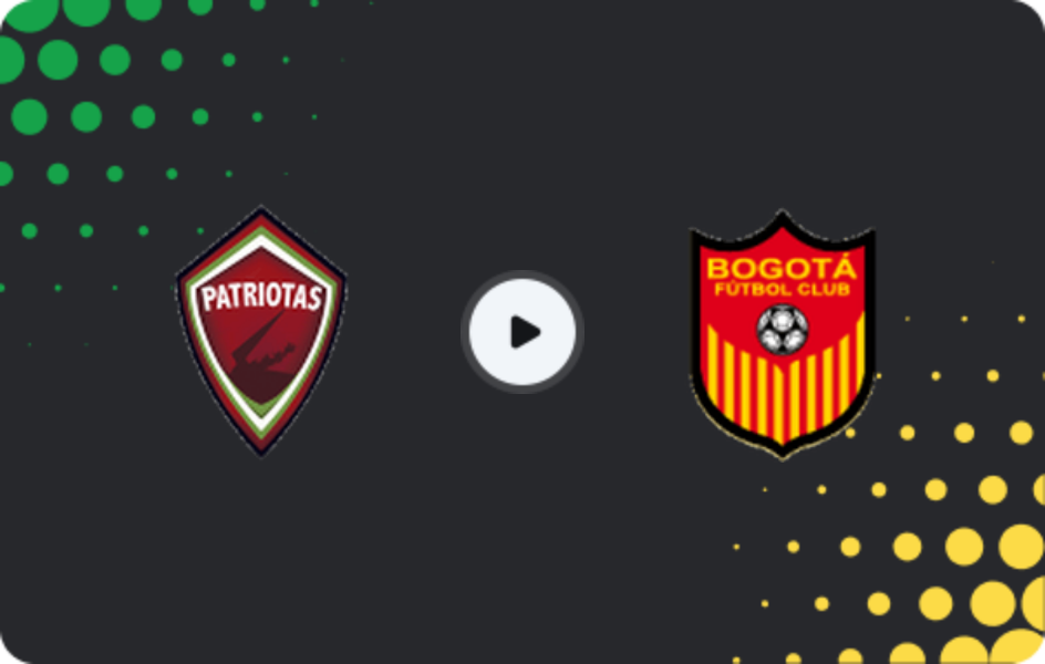 Where to watch Patriotas — Bogota FC, Primera B, 14.02.2026
