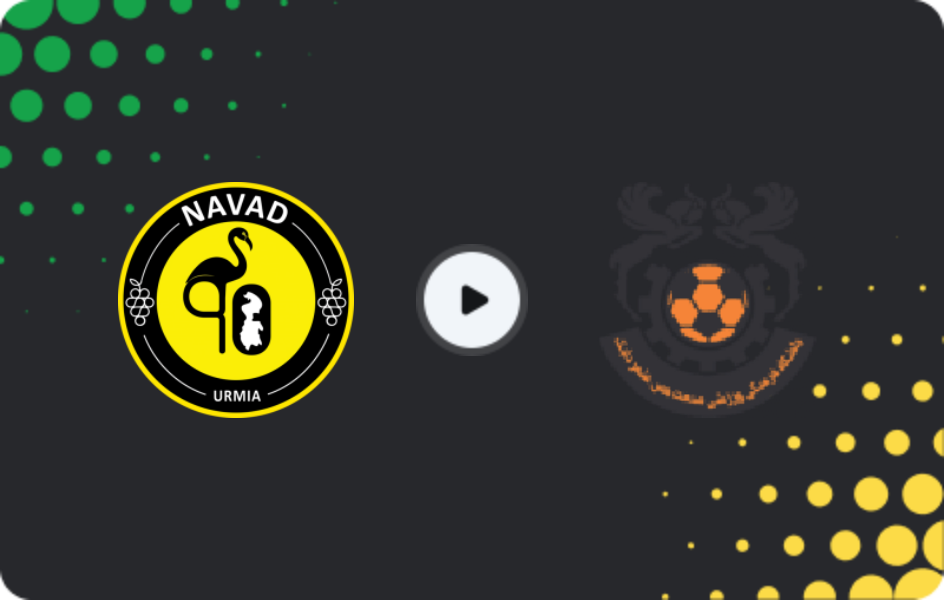 Where to watch Navad Urmia — Mes Shahr-e Babak, Azadegan League, 15.02.2026