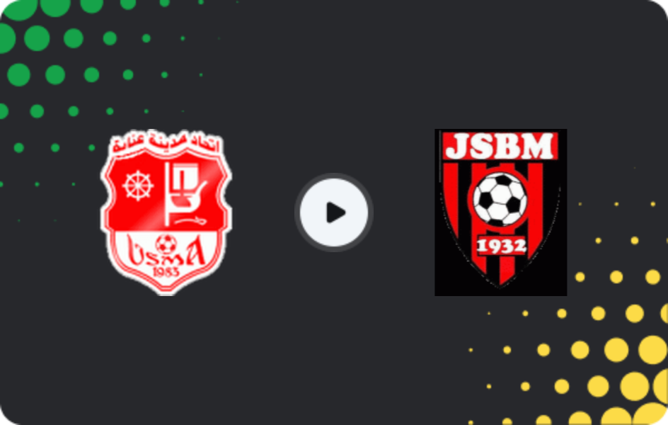 Where to watch USM Annaba — JS Bordj Ménaïel, Ligue 2, 31.01.2026
