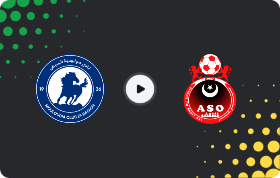 Where to watch El Bayadh — ASO Chlef, Ligue 1, 13.02.2026
