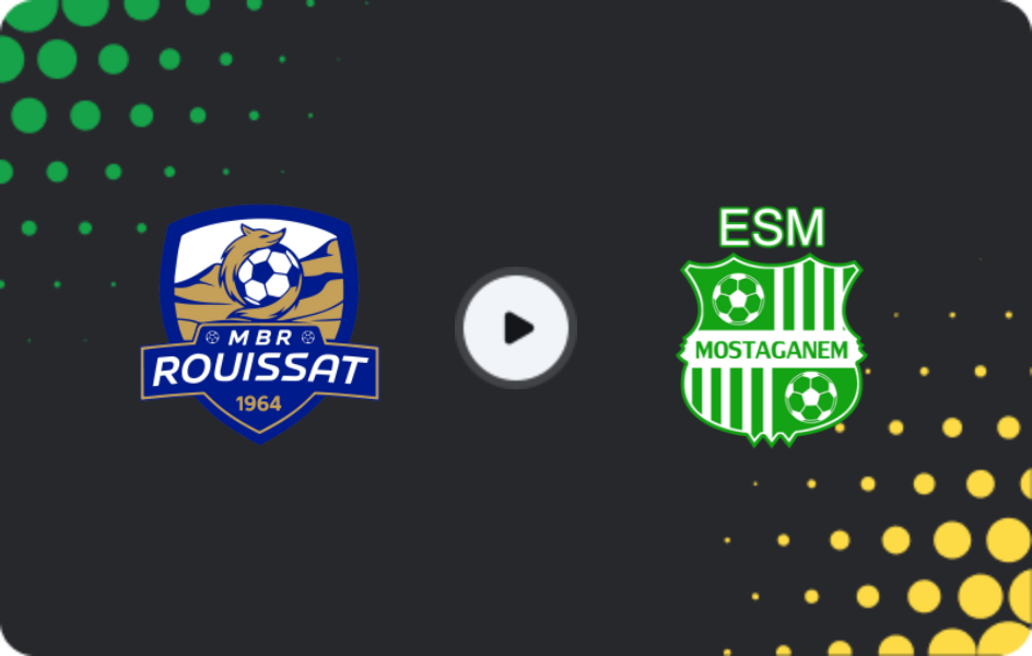 Where to watch MB Rouissat — Mostaganem, Ligue 1, 14.02.2026