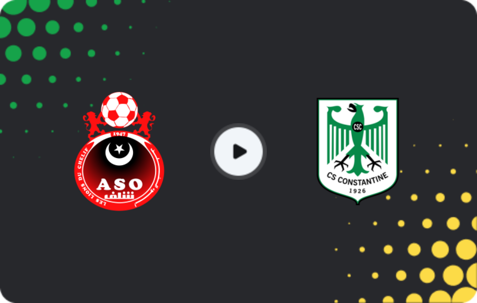Where to watch ASO Chlef — CS Constantine, Ligue 1, 20.02.2026