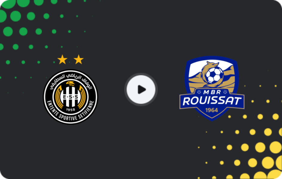 Where to watch ES Setif — MB Rouissat, Ligue 1, 20.02.2026