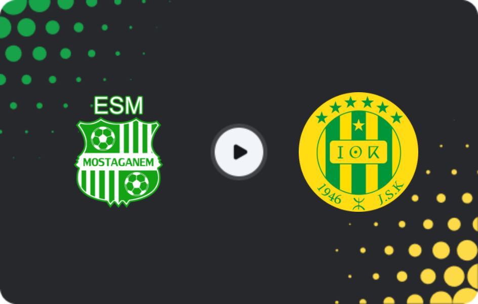 Where to watch Mostaganem — JS Kabylie, Ligue 1, 21.02.2026