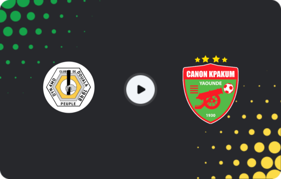 Where to watch Dynamo de Douala — Canon, Elite One, 22.02.2026