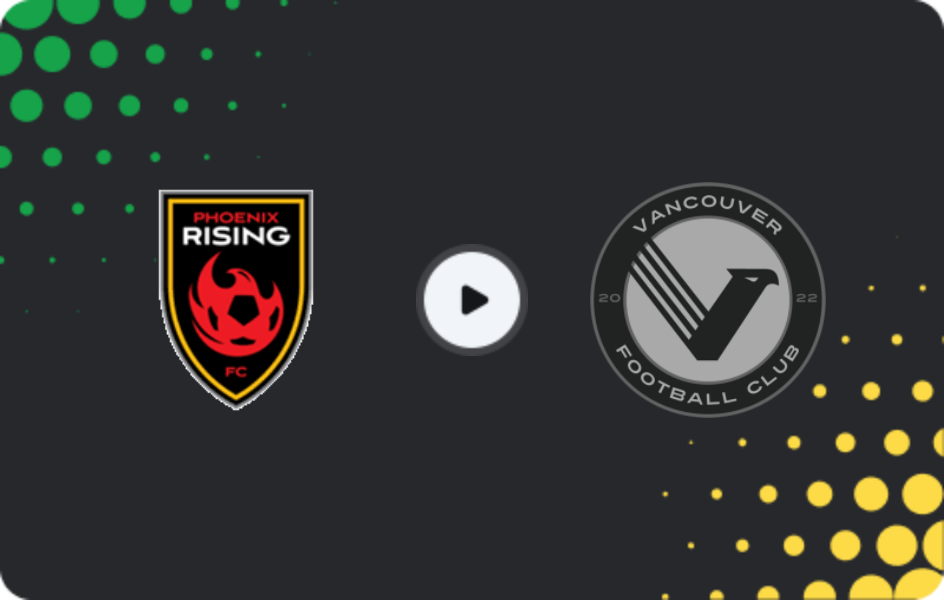 Where to watch Phoenix Rising — Vancouver FC, Friendlies Clubs, 29.01.2026