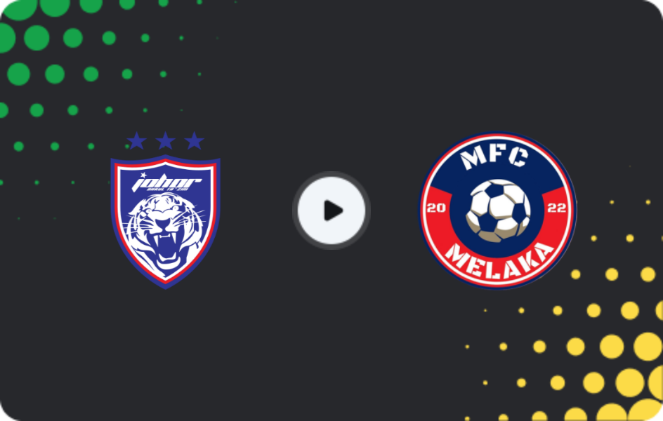 Where to watch Melaka FC — Johor Darul Takzim, Cup, 13.02.2026