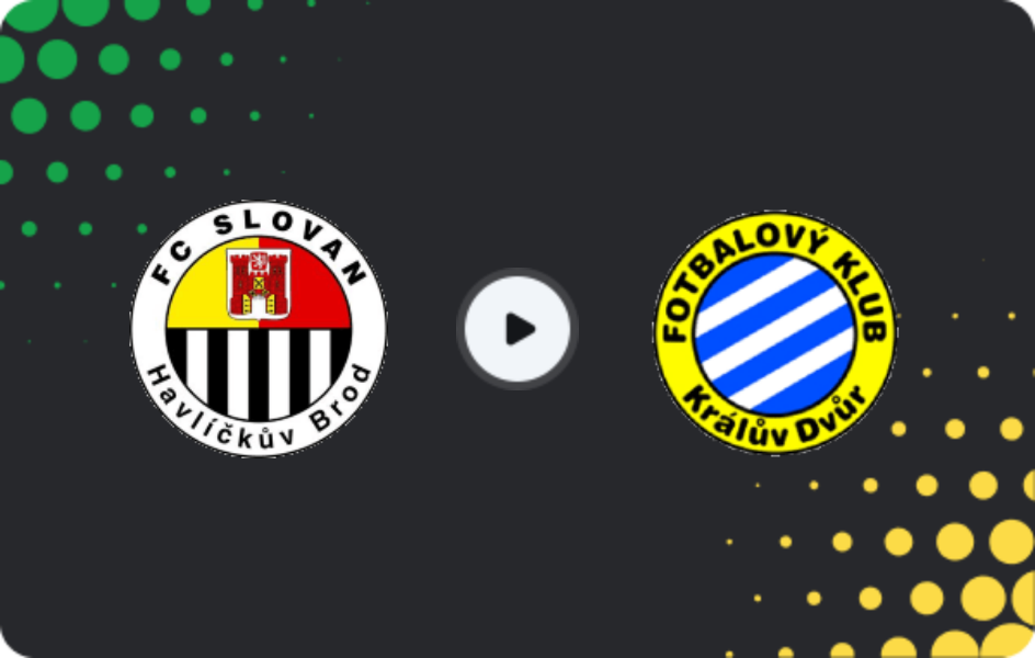 Where to watch Havlíčkův Brod — Králův Dvůr, Friendlies Clubs, 12.02.2026