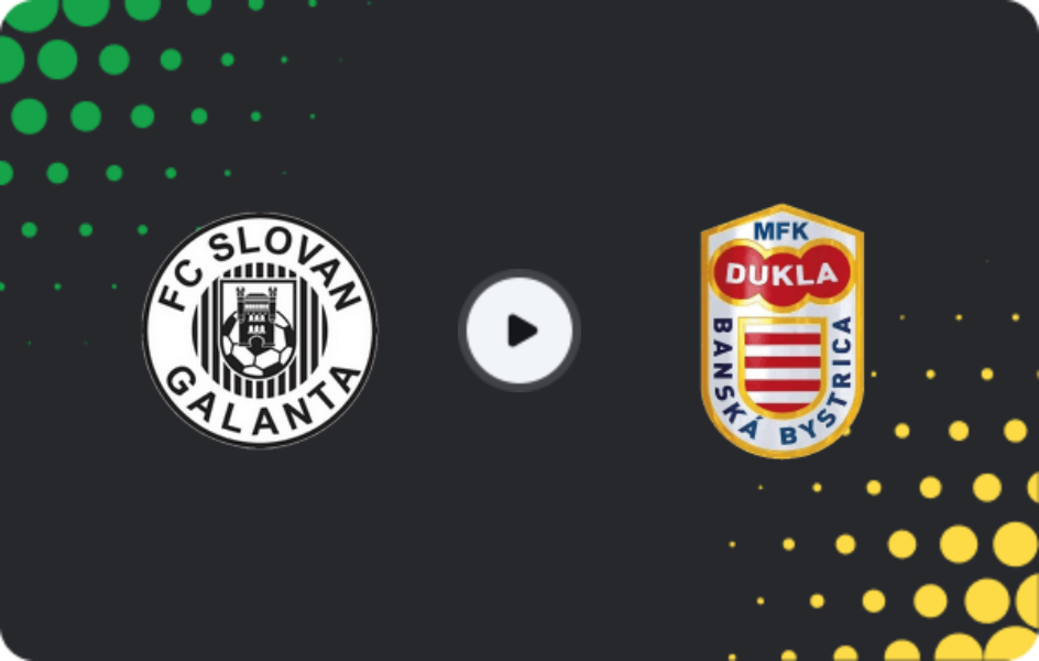 Where to watch Galanta — Dukla Banská Bystrica, Friendlies Clubs, 14.02.2026