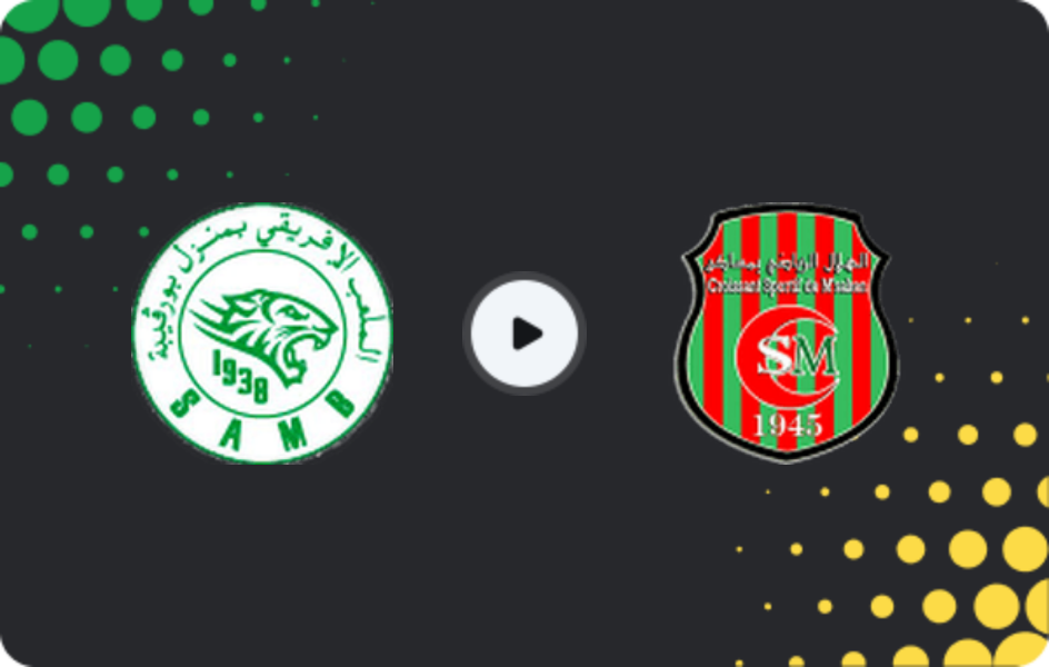 Where to watch Menzel Bourguiba — M'saken, Ligue 2, 01.02.2026