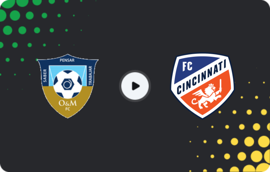 Where to watch Universidad O&M — FC Cincinnati, CONCACAF Champions Cup, 19.02.2026