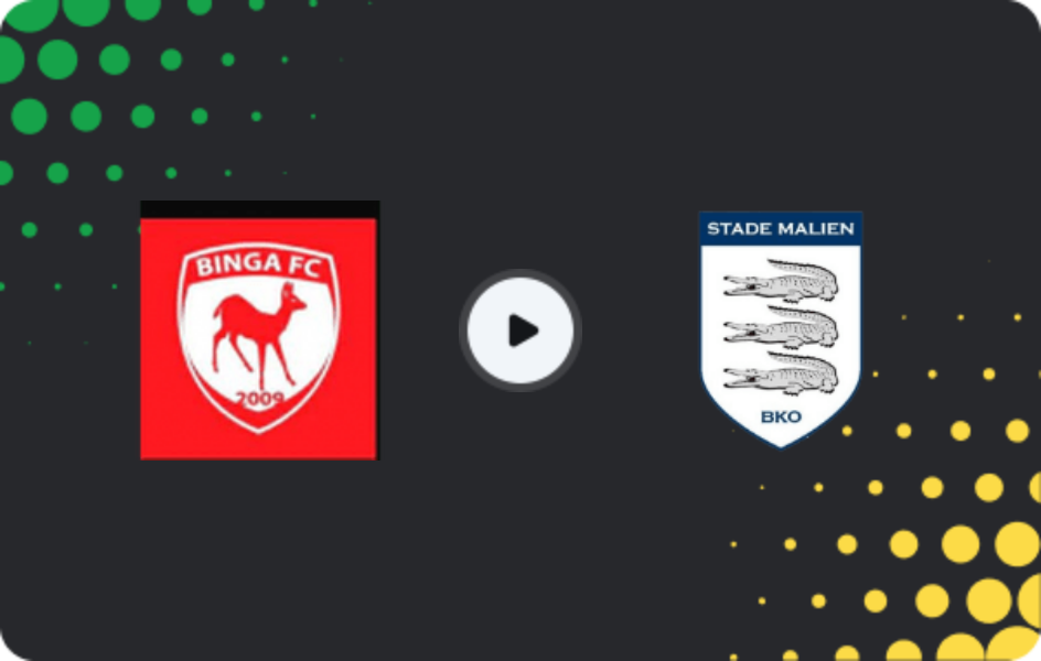 Where to watch Binga — Stade Malien Bamako, Première Division, 31.01.2026